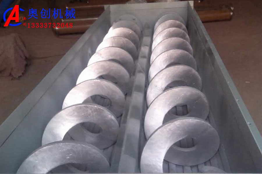 水洗高嶺土傳輸無軸螺旋輸送機的使用及應(yīng)用效果